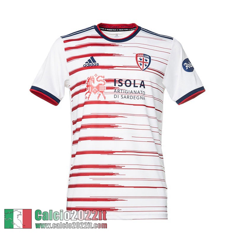 Seconda Cagliari Calcio Maglia Calcio Uomo 2021 2022