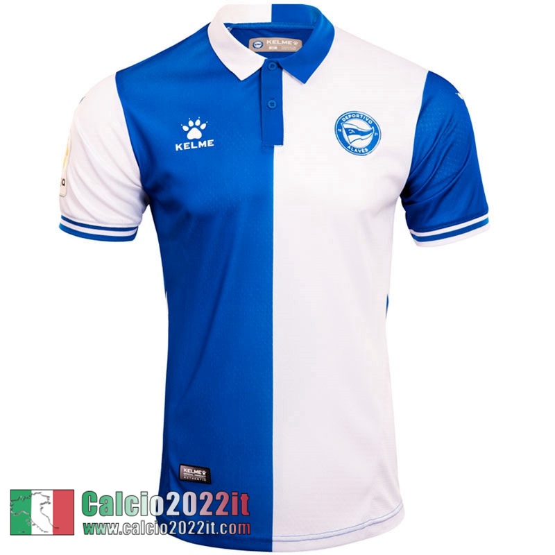 Prima Deportivo Alavés Maglia Calcio Uomo 2021 2022