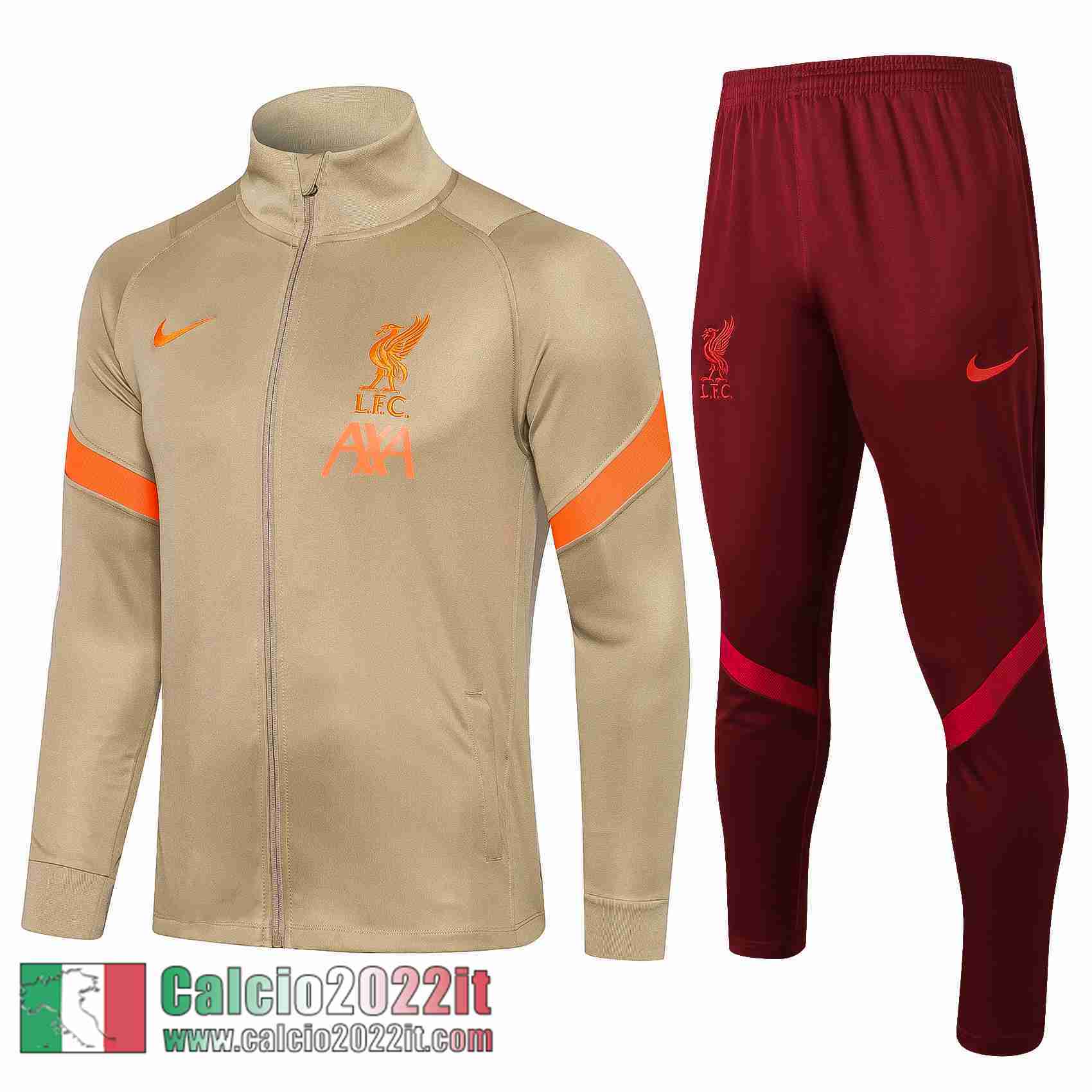 color crema Liverpool Full-Zip Giacca Uomo JK118 2021 2022