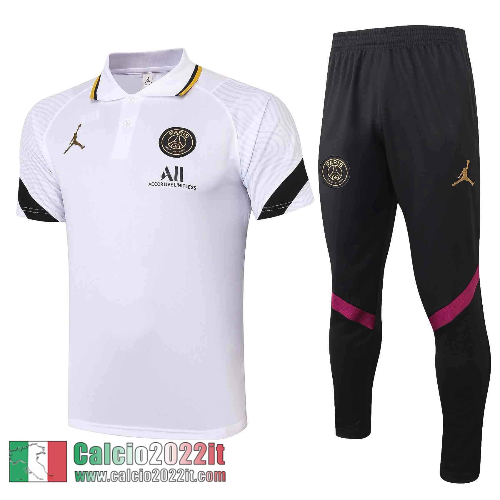 bianco PSG Polo Uomo PL117 2021 2022