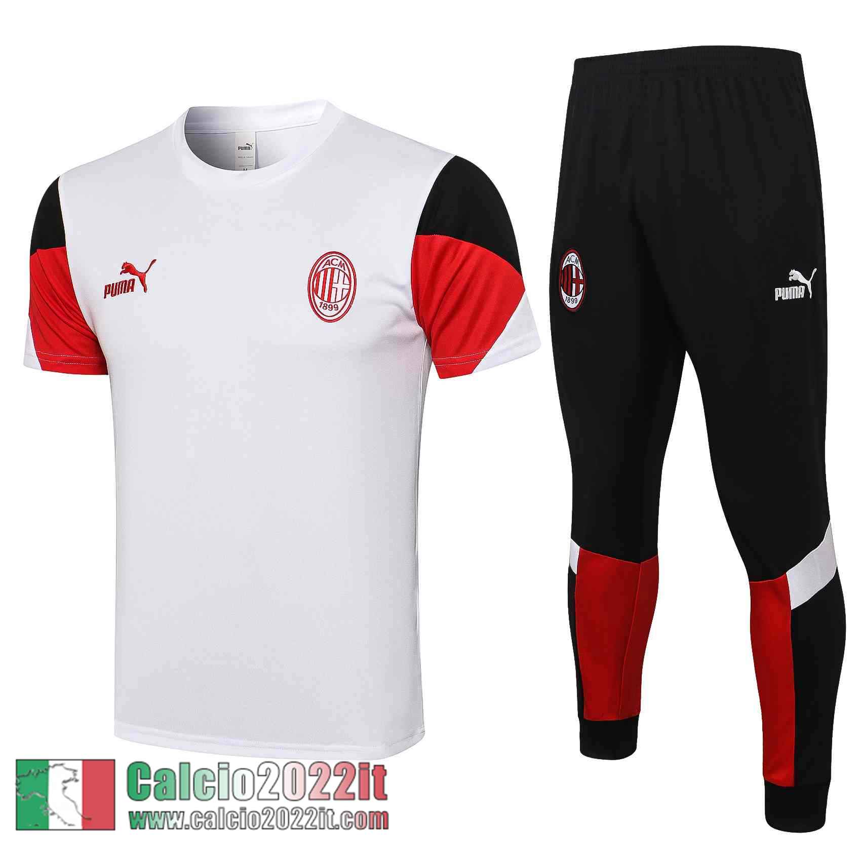 bianco AC Milan T-shirt Uomo PL123 2021 2022
