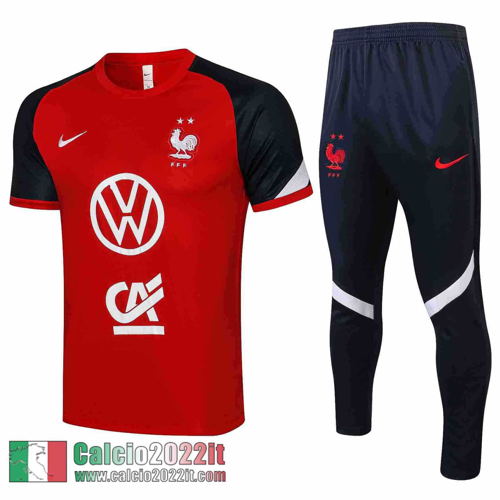 rosso Francia T-shirt Uomo PL126 2021 2022