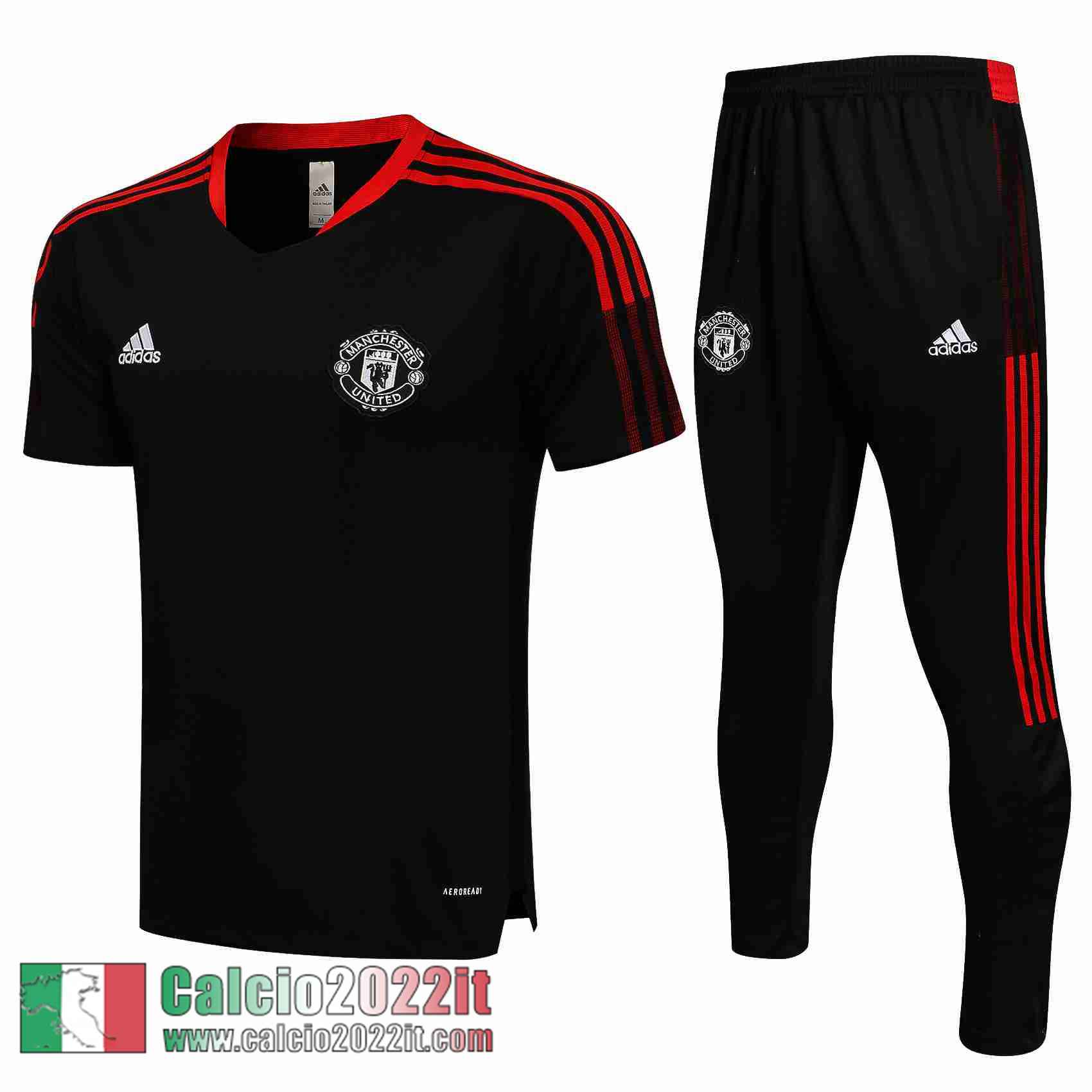 Nero Manchester United T-shirt Uomo PL136 2021 2022