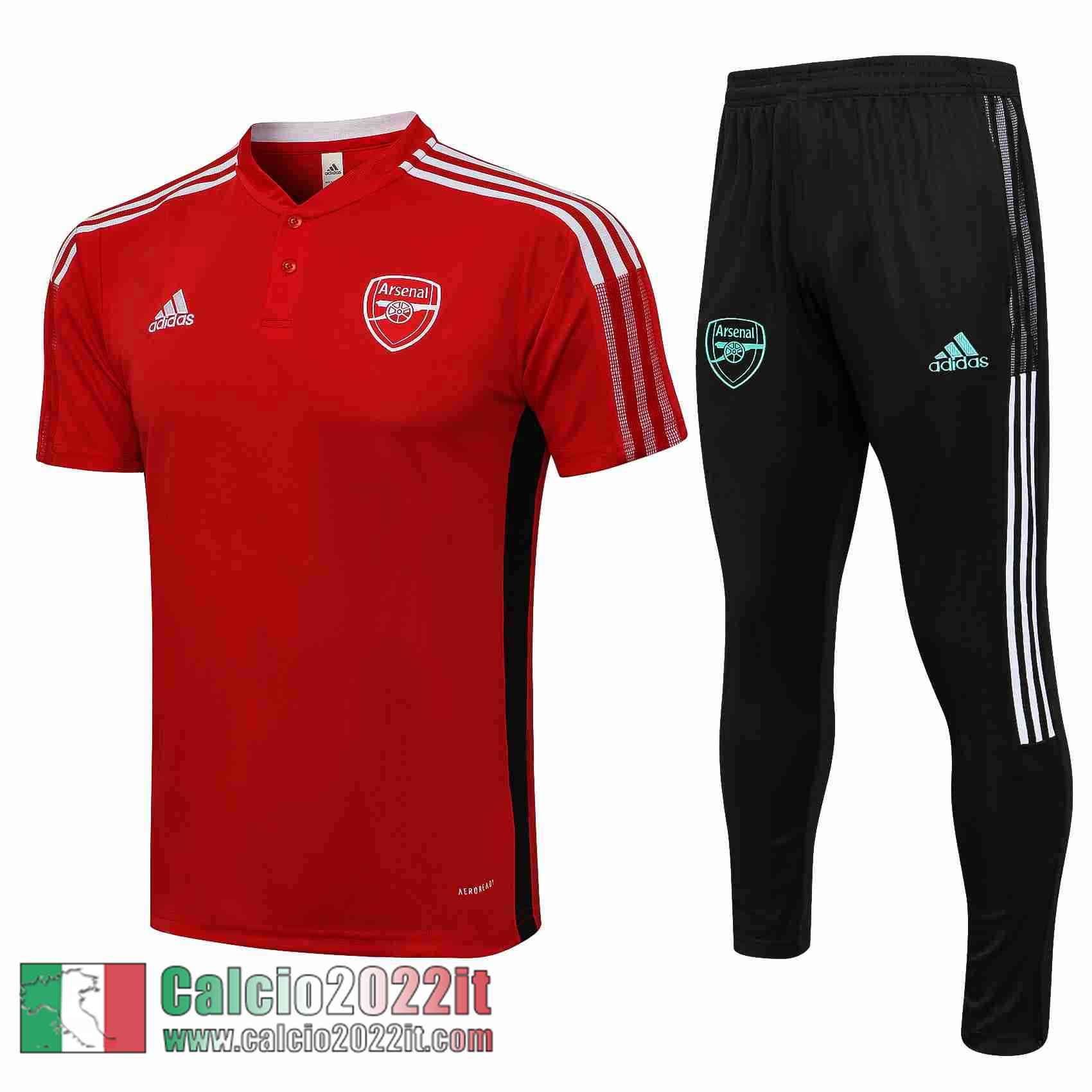 rosso Arsenal Polo Uomo PL146 2021 2022