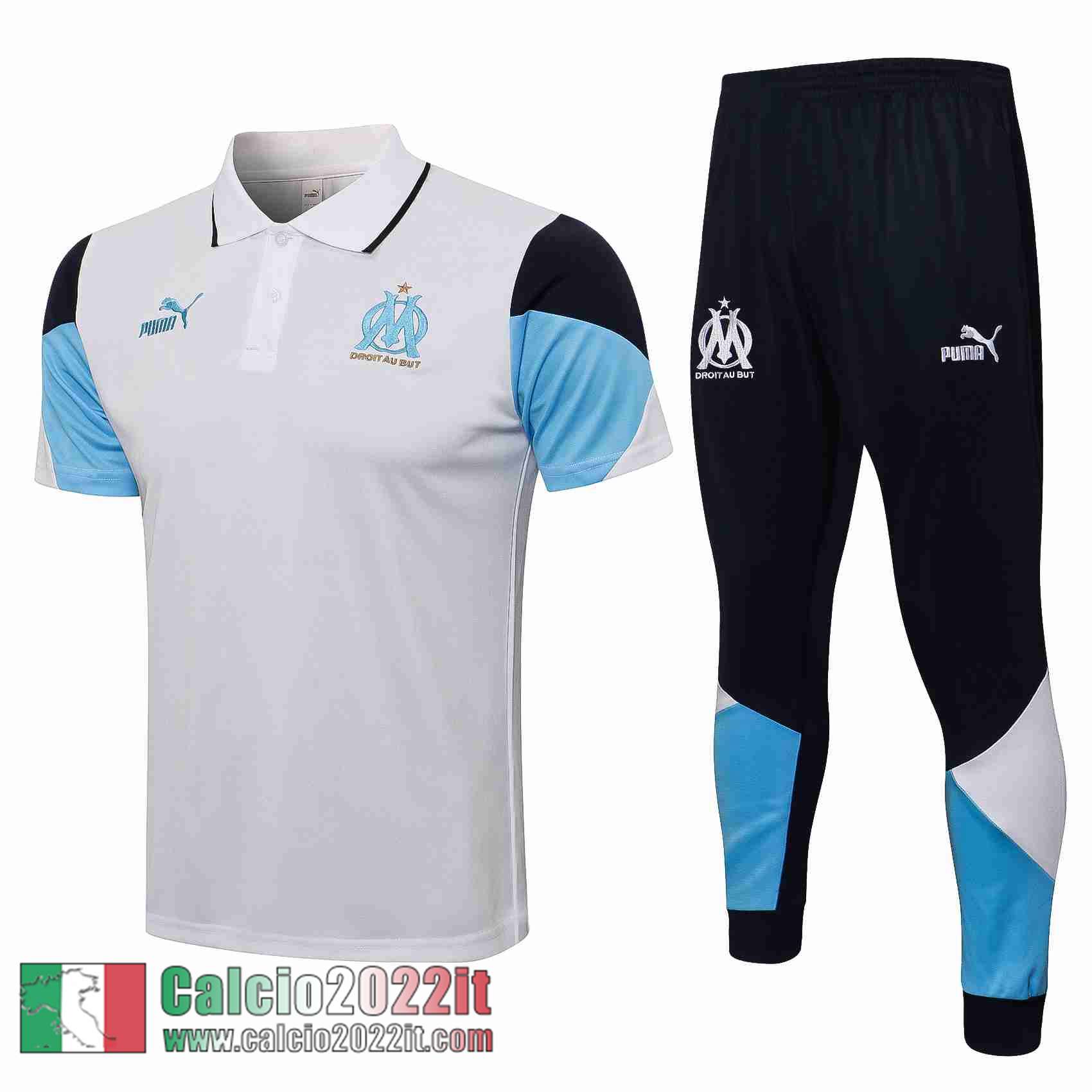 bianco Marseille Polo Uomo PL147 2021 2022