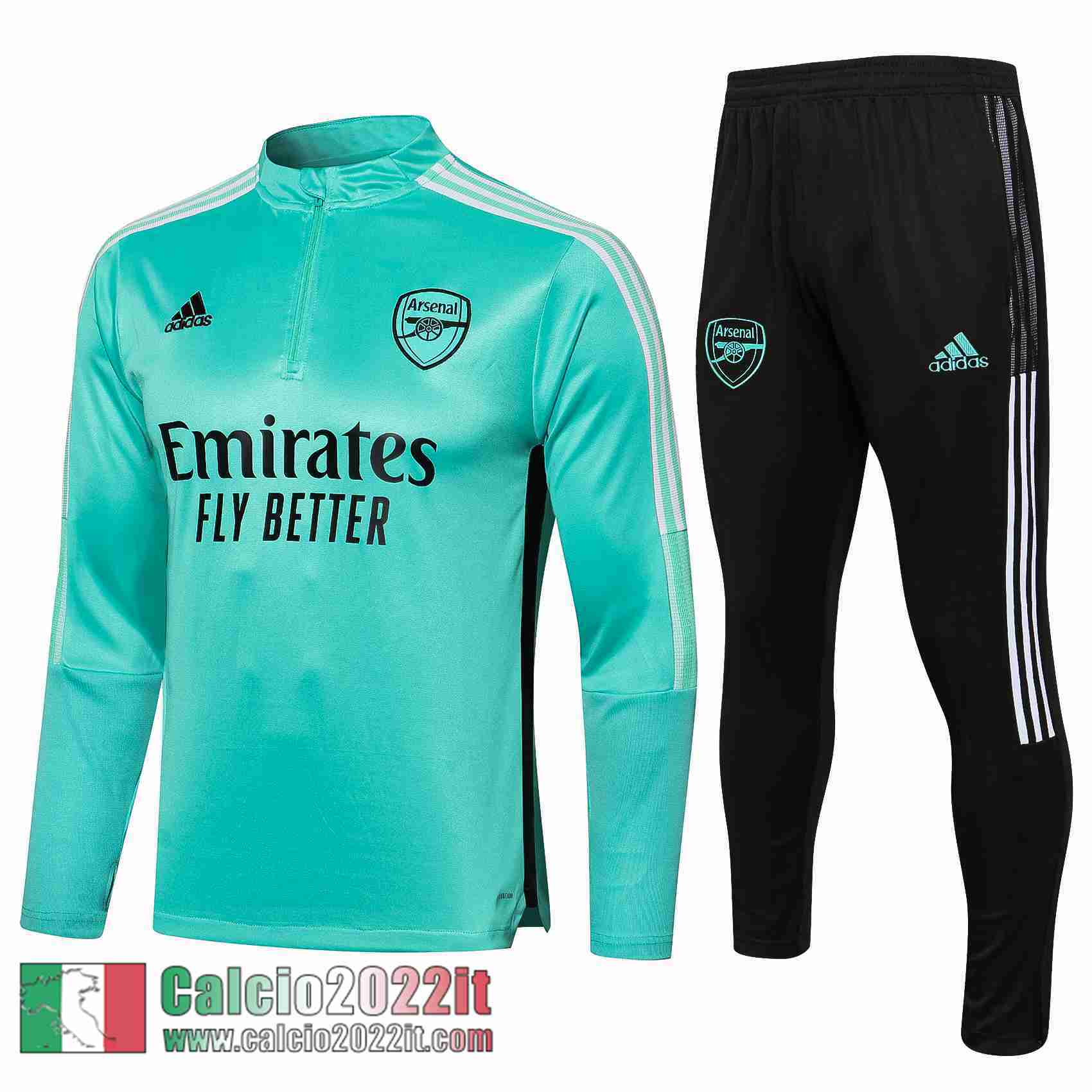 verde Arsenal Tuta Calcio Uomo TG111 2021 2022