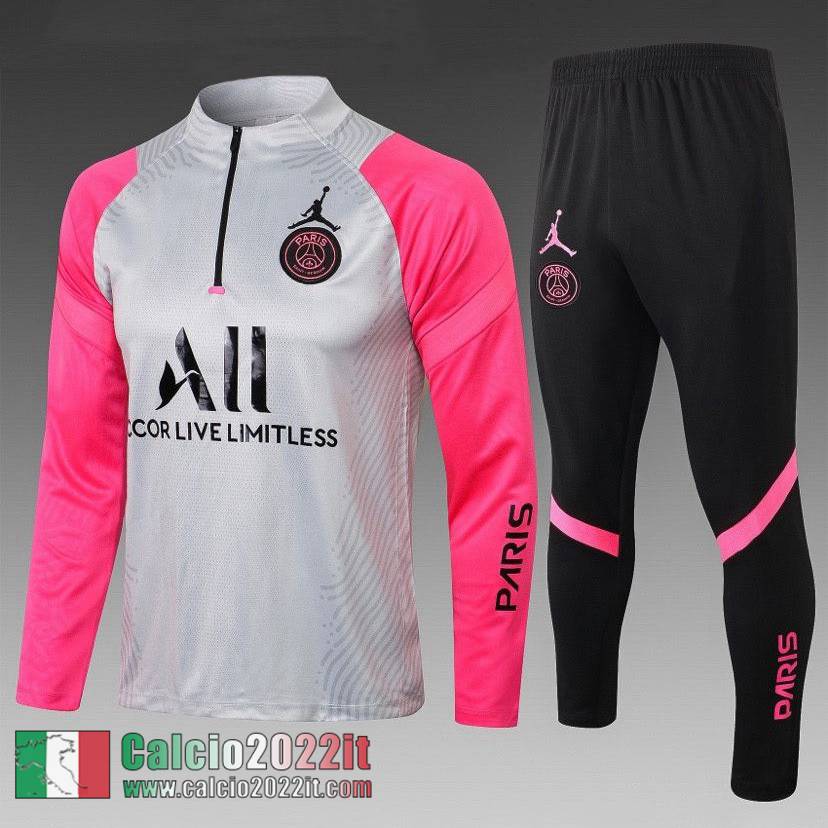 grigio chiaro PSG Tuta Calcio Bambini TK72 2021 2022