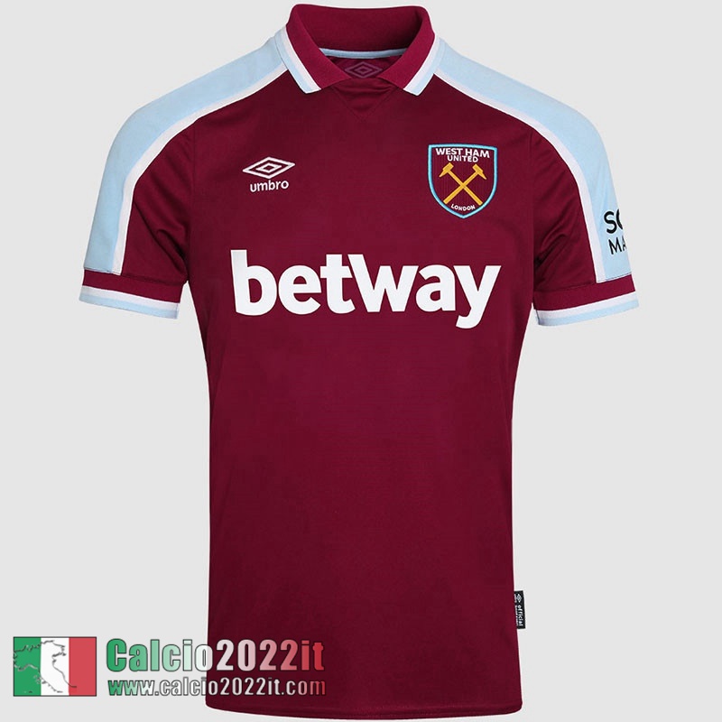 Prima West Ham United Maglia Calcio Uomo 2021 2022