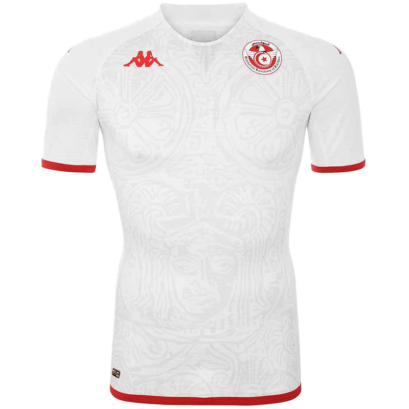 Seconda Maglia Calcio Nazionale Tunisia Coppa del Mondo 2022