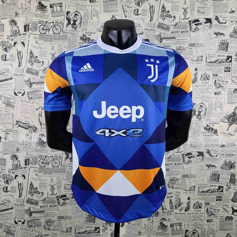Maglia Calcio Juventus Versione Trapelata Blu 2022 2023