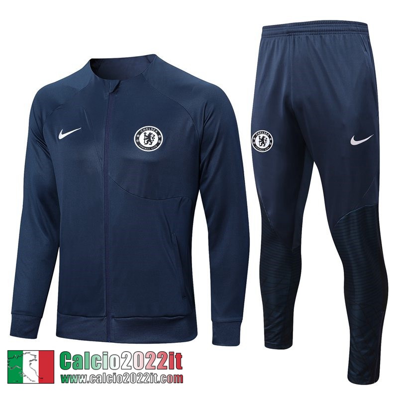 Full Zip Giacca Chelsea blu Uomo 2022 2023 JK562