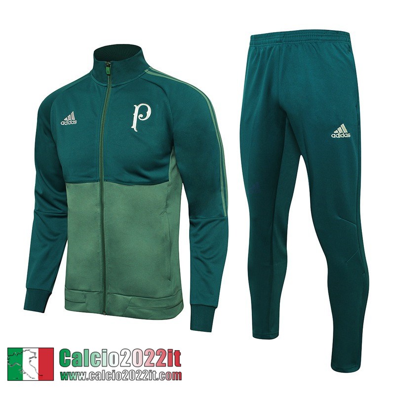 Full Zip Giacca Palmeiras verde Uomo 2022 2023 JK563