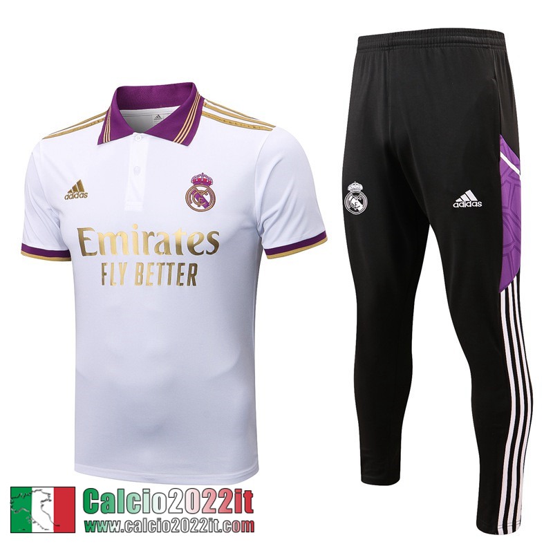 Polo Shirts Real Madrid Bianco Uomo 2022 2023 PL611