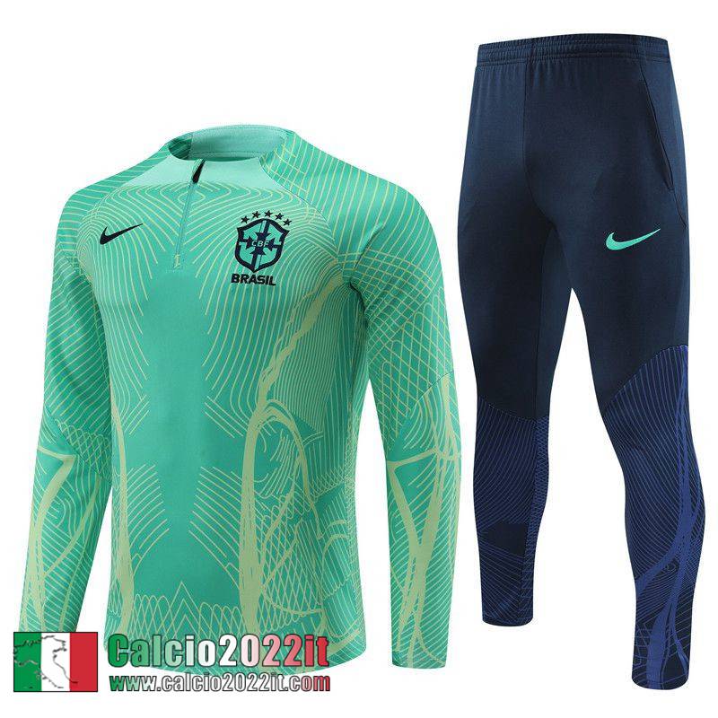 Tute Calcio Brasile verde Uomo 2022 2023 TG489