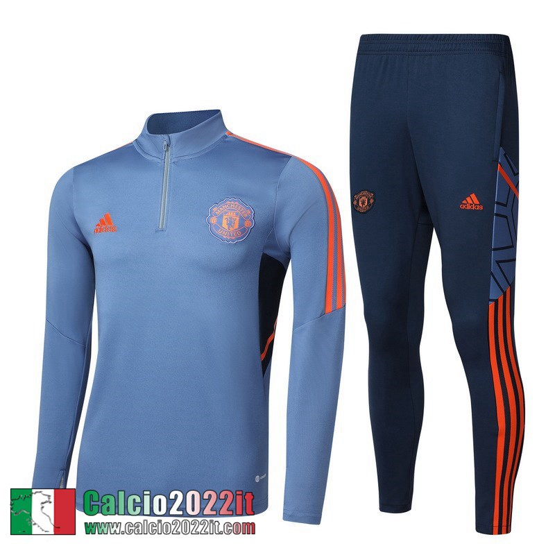 Tute Calcio Manchester United azzurro Uomo 2022 2023 TG528