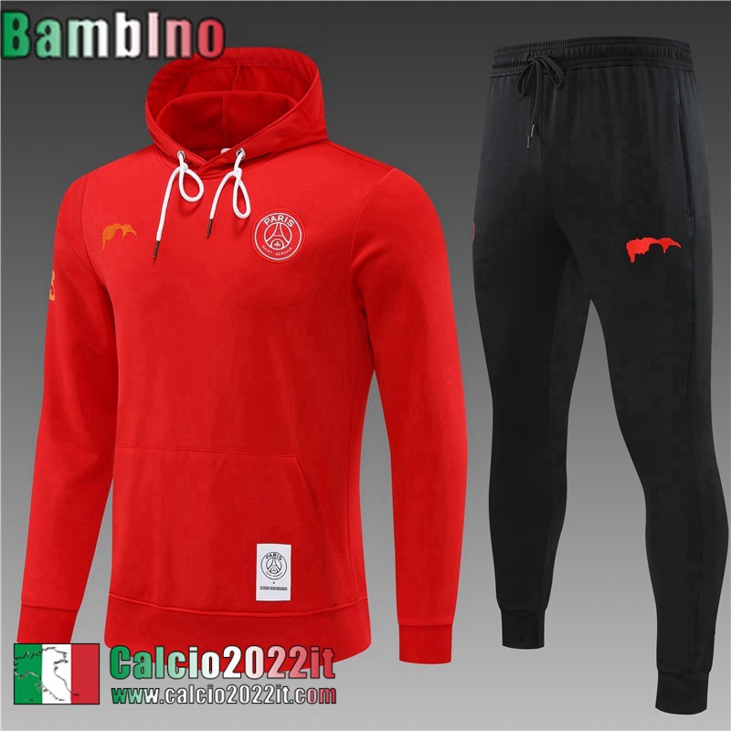 Felpa Sportswear PSG rosso Bambini 2022 2023 TK389