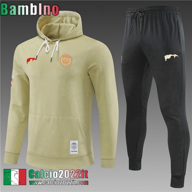 Felpa Sportswear PSG giallo Bambini 2022 2023 TK391