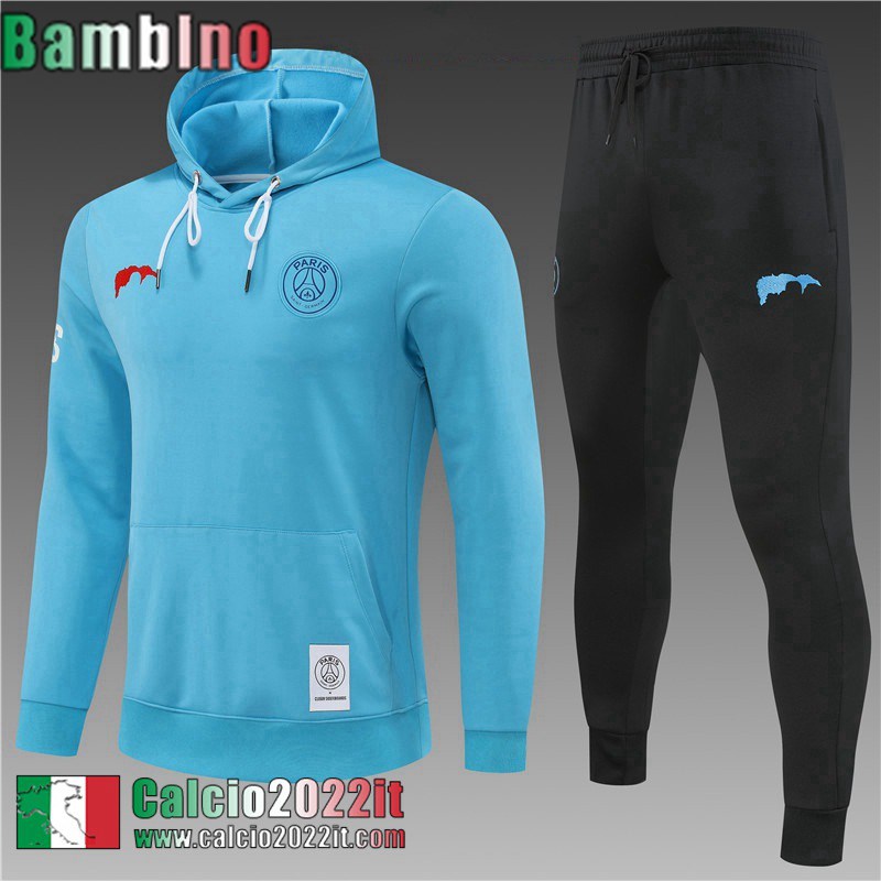 Felpa Sportswear PSG cielo blu Bambini 2022 2023 TK392