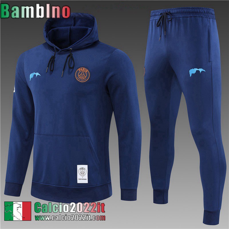 Felpa Sportswear PSG blu Bambini 2022 2023 TK393