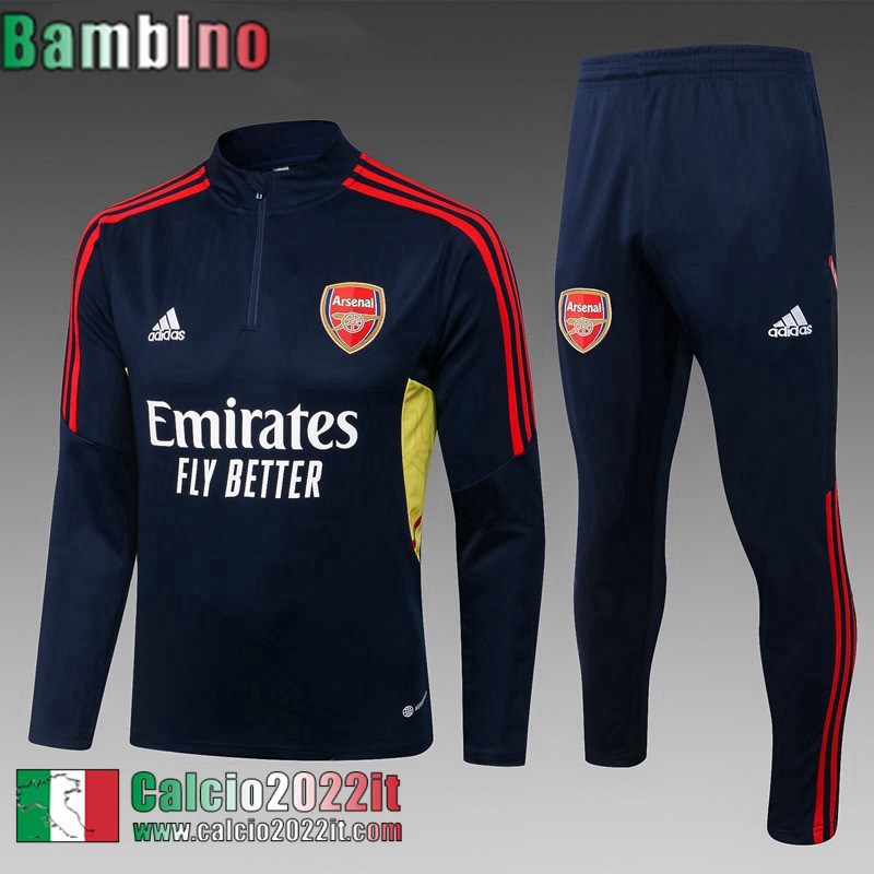 Tute Calcio Arsenal blu Bambini 2022 2023 TK474