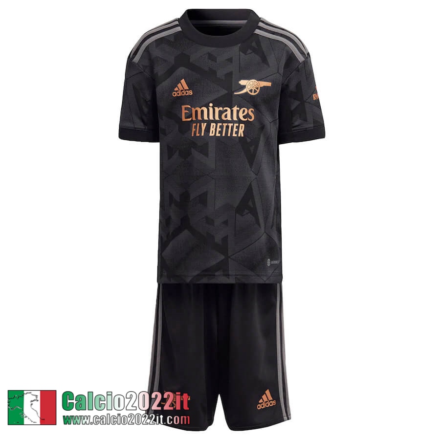 Maglia Calcio Arsenal Seconda Bambini 2022 2023