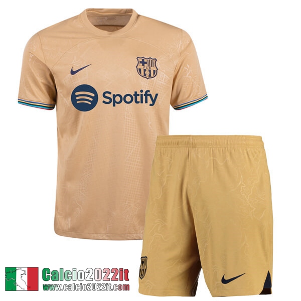 Maglia Calcio Barcellona Seconda Bambini 2022 2023