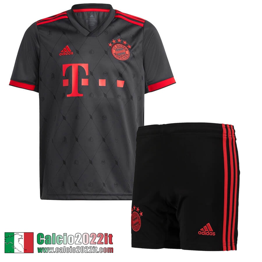 Maglia Calcio Bayern Monaco Terza Bambini 2022 2023