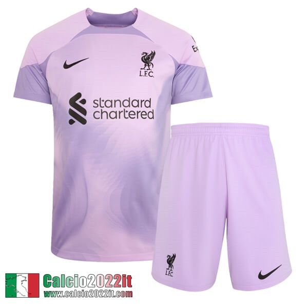 Maglia Calcio Liverpool Portieri Bambini 2022 2023