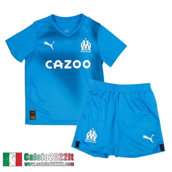 Maglia Calcio Olympique Marsiglia Terza Bambini 2022 2023