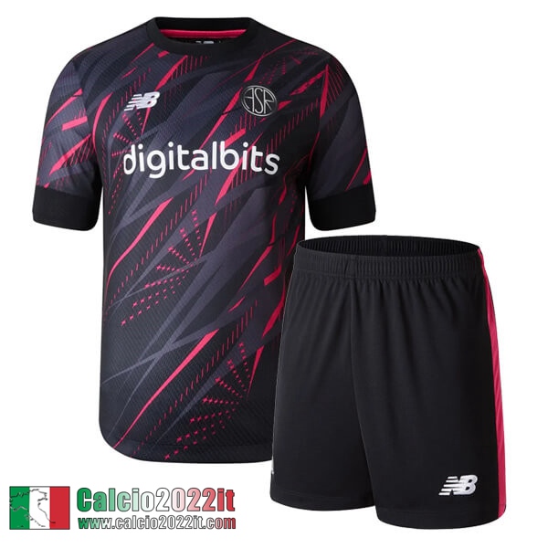 Maglia Calcio AS Rome Terza Bambini 2022 2023