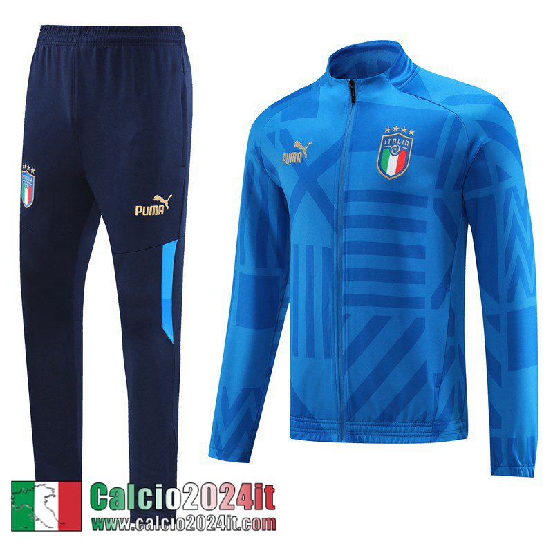 Italia Full Zip Giacca blu Uomo 22 23 JK583