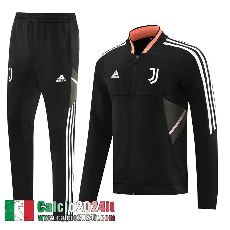 Juventus Full Zip Giacca Nero Uomo 22 23 JK591