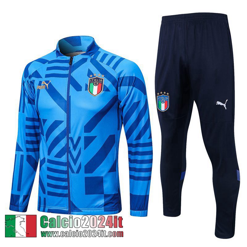 Italia Full Zip Giacca blu Uomo 22 23 JK604