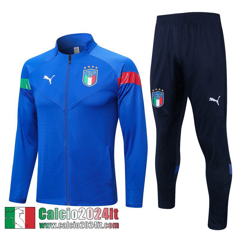 Italia Full Zip Giacca blu Uomo 22 23 JK620