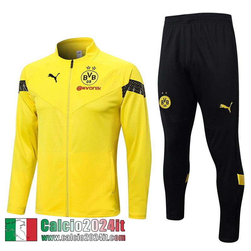 Dortmund BVB Full Zip Giacca giallo Uomo 22 23 JK625