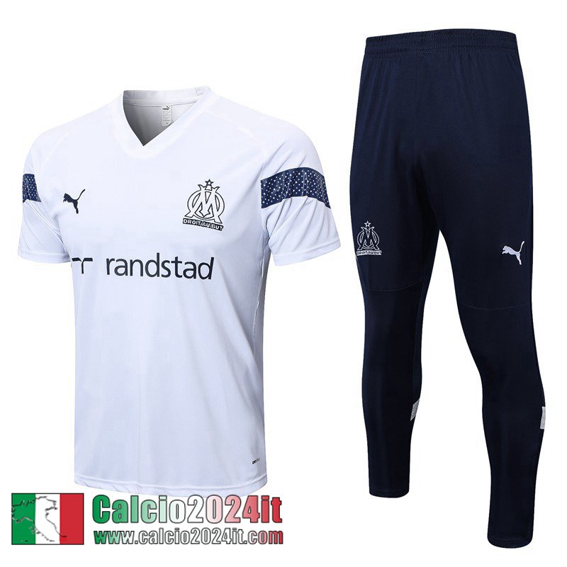 Marsiglia Tute Calcio T Shirt Bianco Uomo 22 23 TG598
