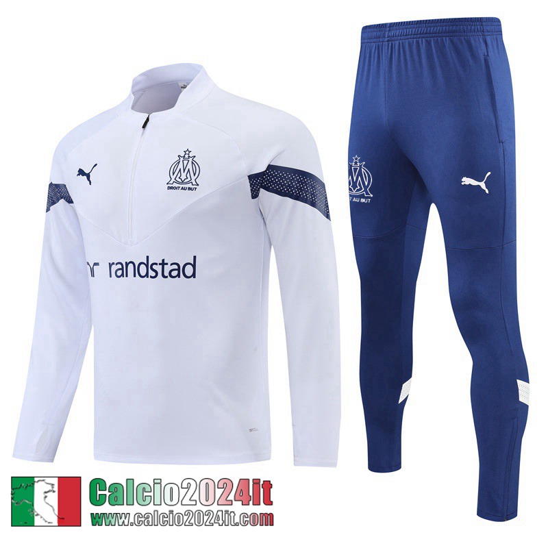 Marsiglia Tute Calcio Bianco Uomo 22 23 TG586