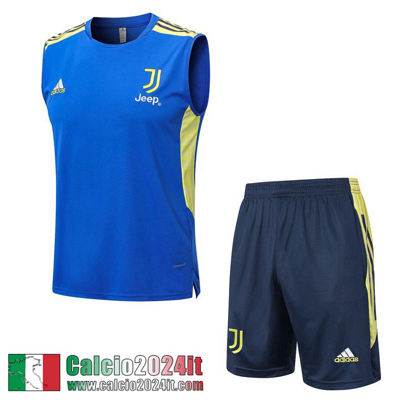 Juventus Tute Calcio Senza maniche blu Uomo 22 23 TG603
