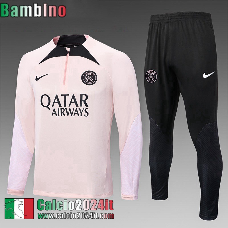 PSG Tute Calcio rosa Bambini 22 23 TK512