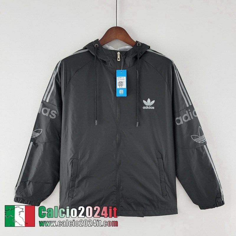 Sport Giacca a vento Cappuccio Nero Uomo 22 23 WK208