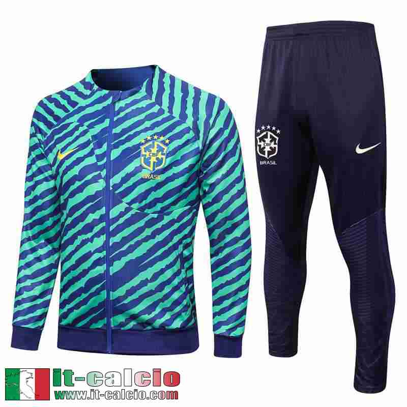 Full Zip Giacca Bresil verde Uomo 2022 2023 JK651