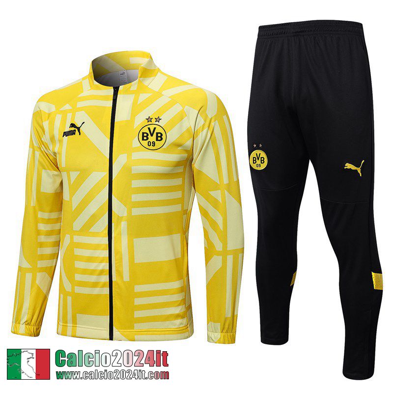 Full Zip Giacca Dortmund giallo Uomo 2022 2023 JK655