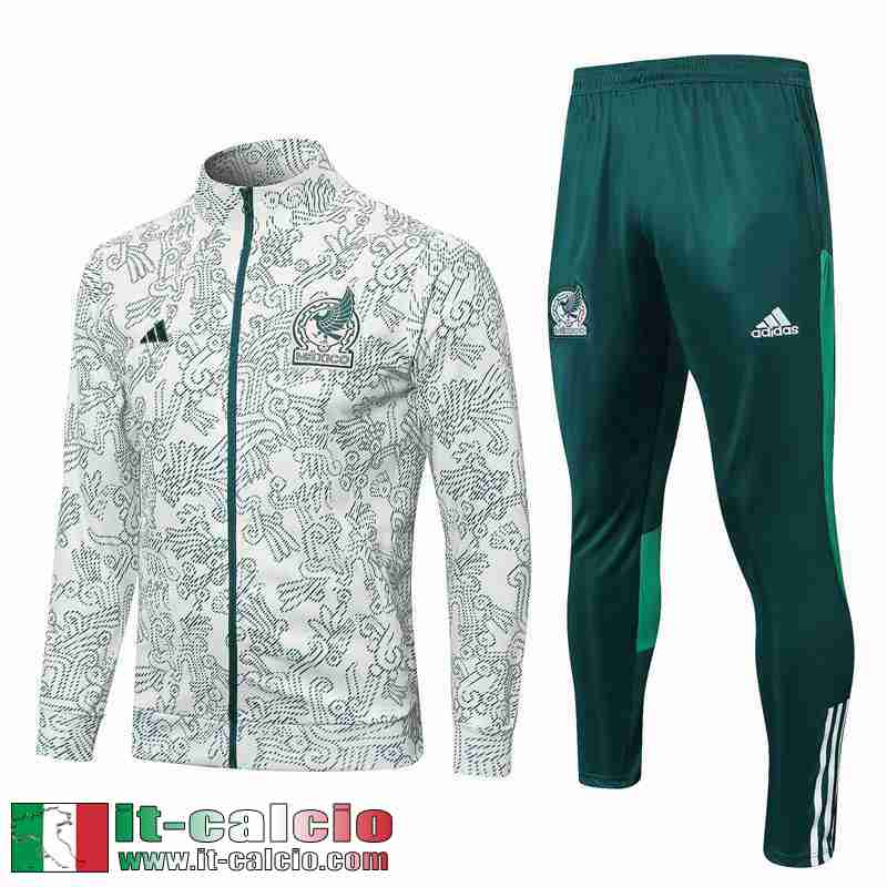 Full Zip Giacca Mexique Bianco Uomo 2022 2023 JK657