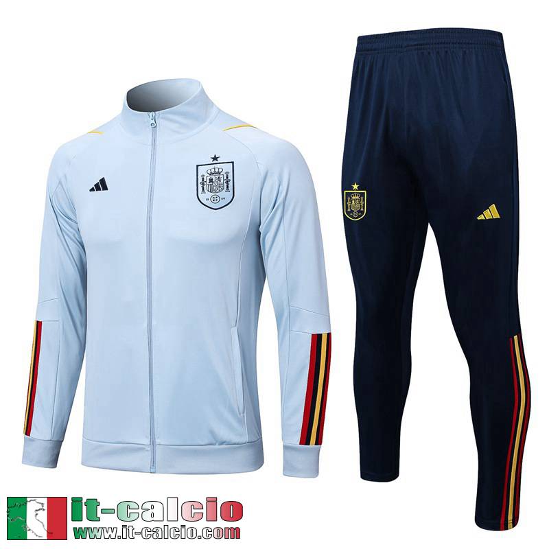 Full Zip Giacca Espagne azzurro Uomo 2022 2023 JK665