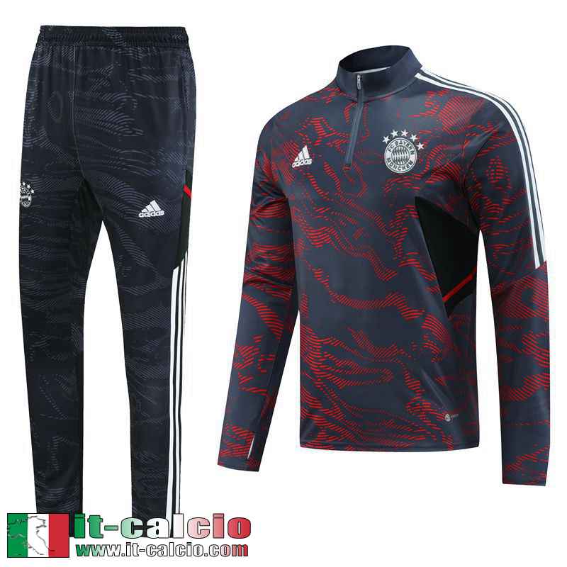 Tute Calcio Bayern Munich rosso grigio Uomo 2022 2023 TG628