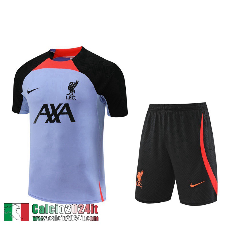 Tute Calcio T Shirt Liverpool lavanda Uomo 2022 2023 TG665
