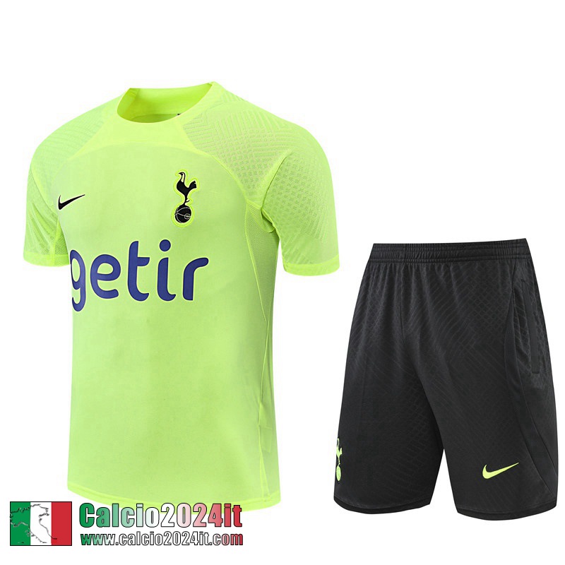 Tute Calcio T Shirt Tottenham Hotspur giallo fluorescente Uomo 2022 2023 TG694