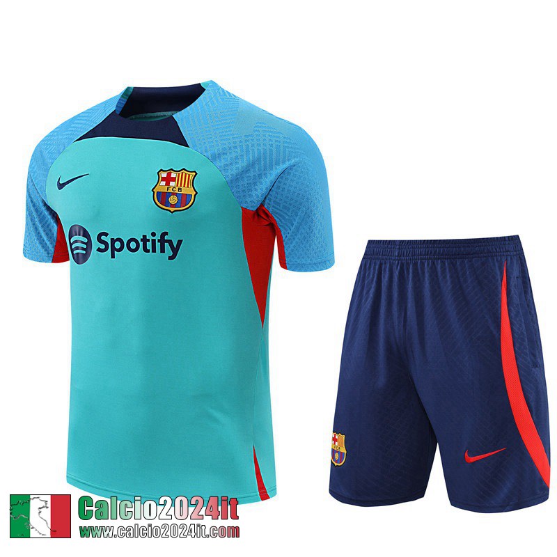Tute Calcio T Shirt Barcelone blu Uomo 2022 2023 TG695