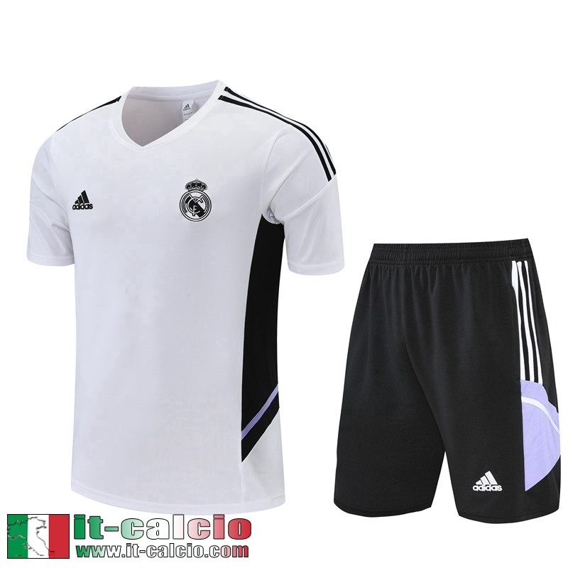 Tute Calcio T Shirt Real Madrid Bianco Uomo 2022 2023 TG703