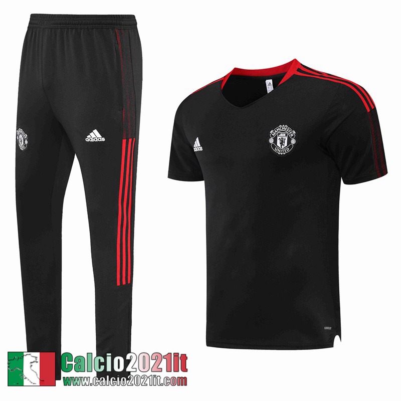 Manchester United T-Shirt Nero Uomo 2022 2023 PL302